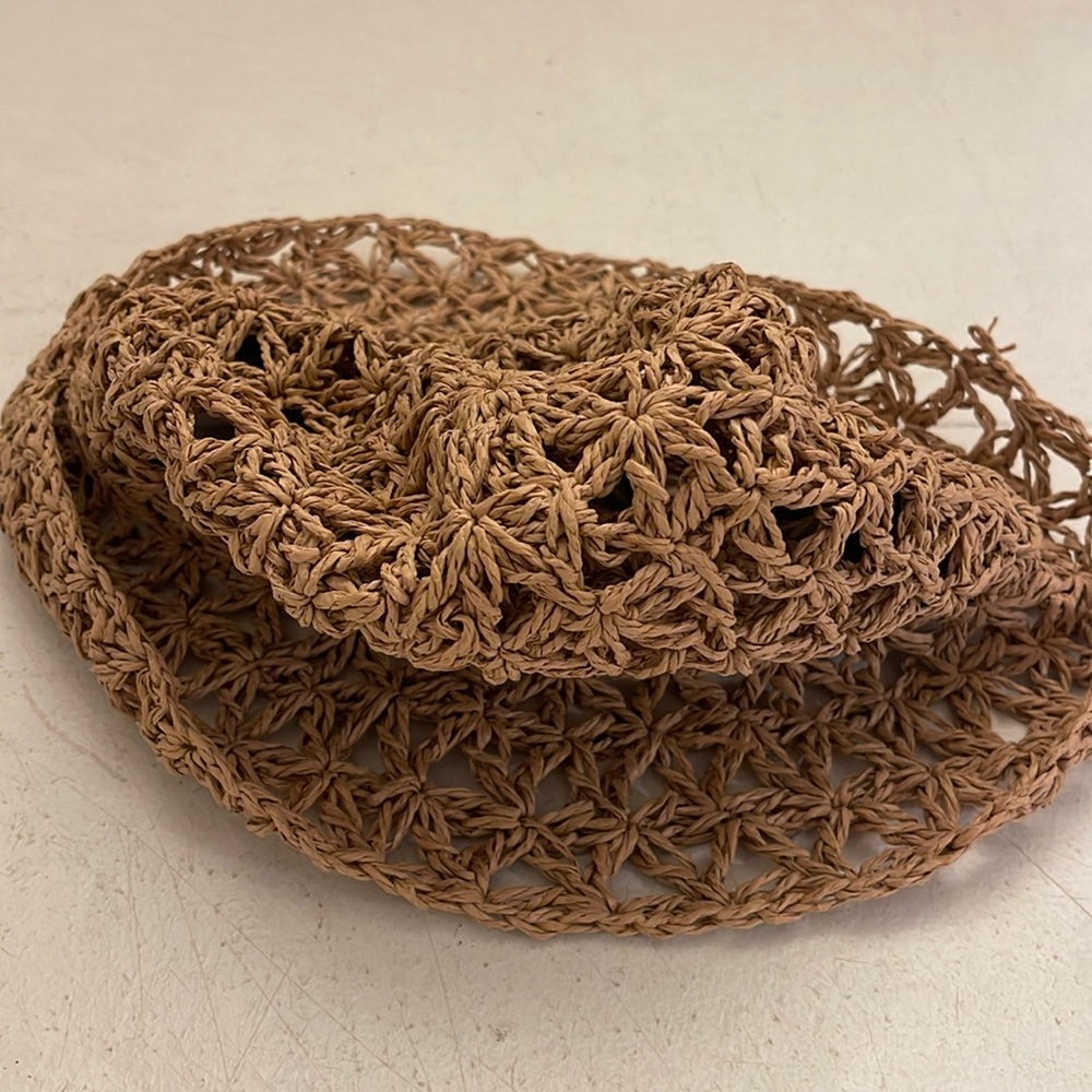 Super cute weaved sun hat